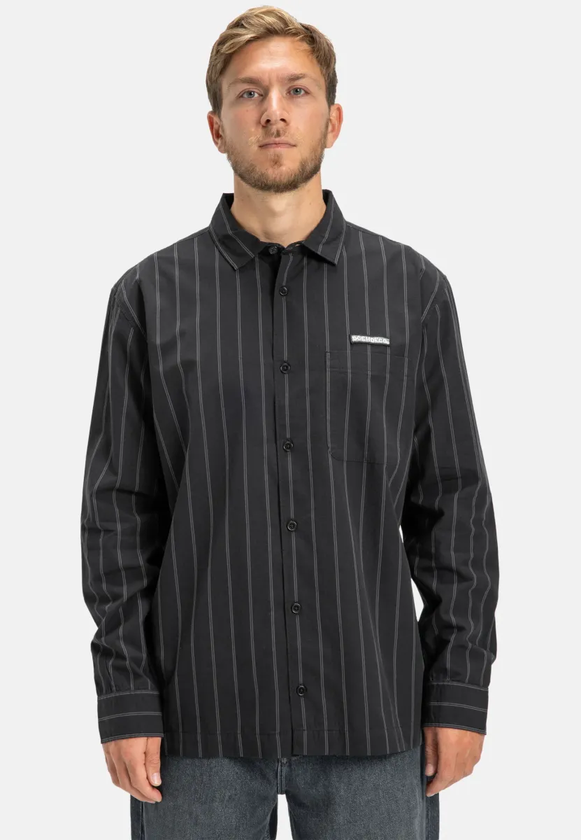 LONG LINES - LANGÄRMLIGES - Hemd - kvj black