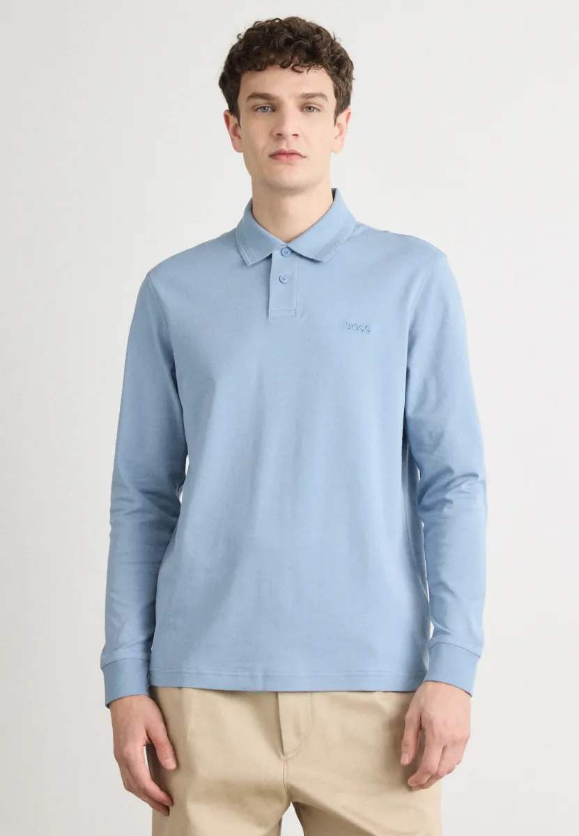 LONG - Poloshirt - light pastel blue