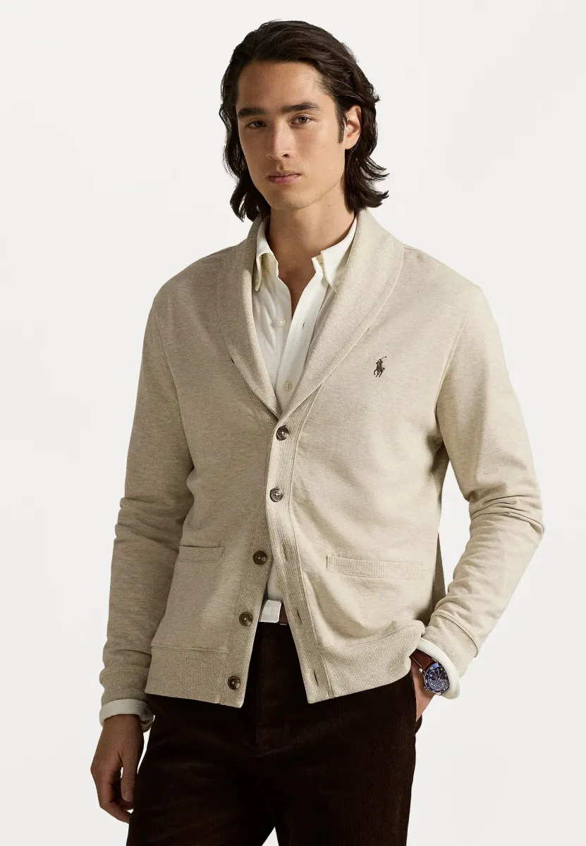 LONG SLEEVE CARDIGAN - Strickjacke - expedition dune heather
