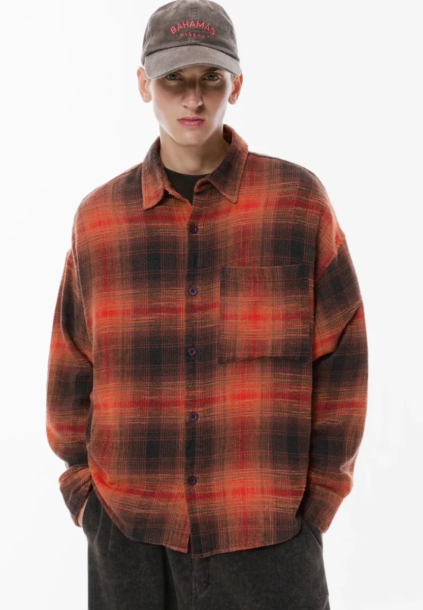 LONG SLEEVE CHECK - Hemd - red