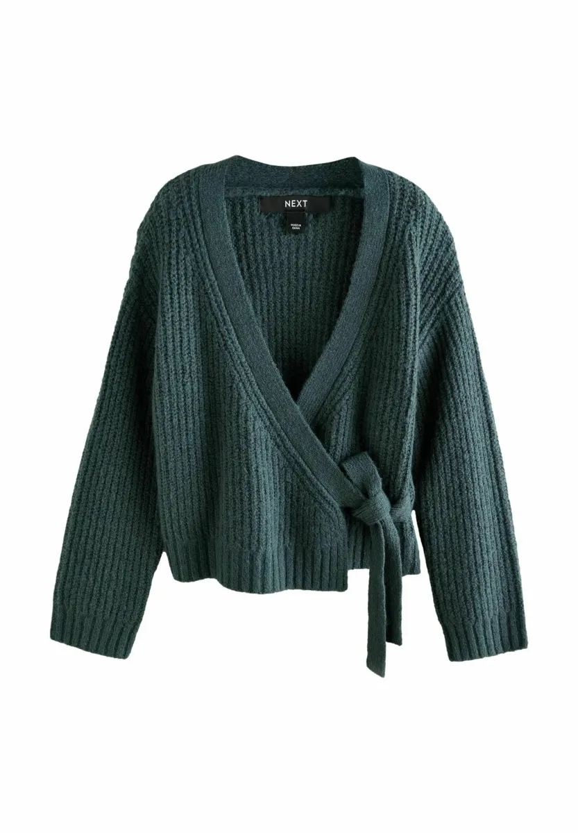 LONG SLEEVE DEEP - Strickjacke - blue