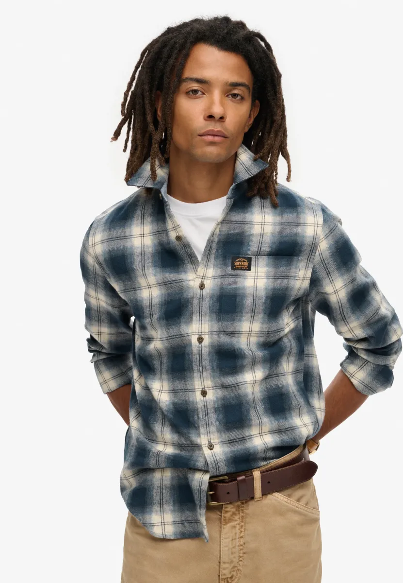 LONG SLEEVE - Hemd - cedar check navy