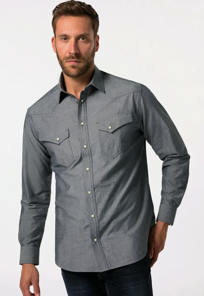 LONG SLEEVE KENT COLLAR MODERN FIT - Hemd - ash brown