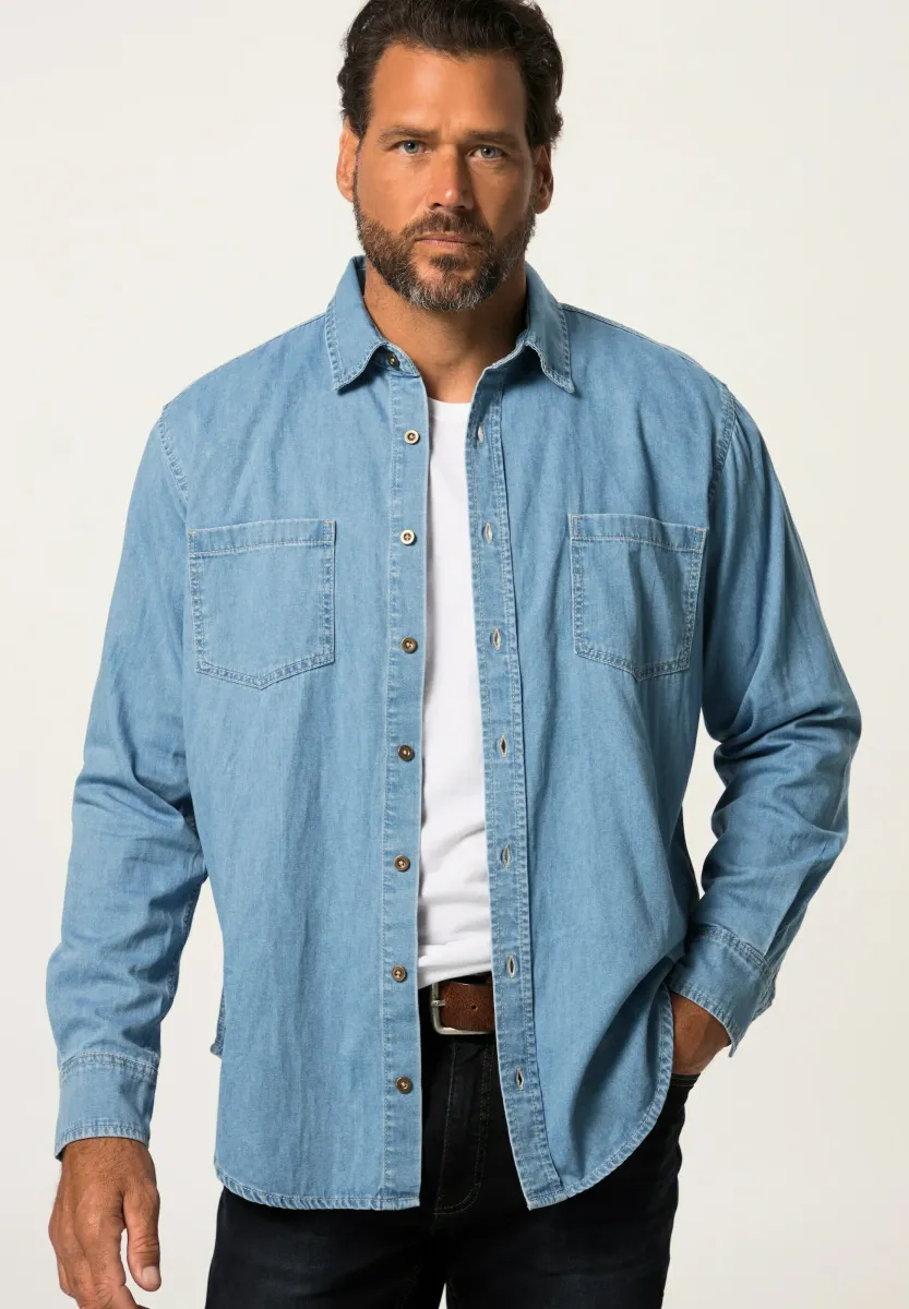 LONG SLEEVE KENT COLLAR MODERN FIT  - Hemd - light blue