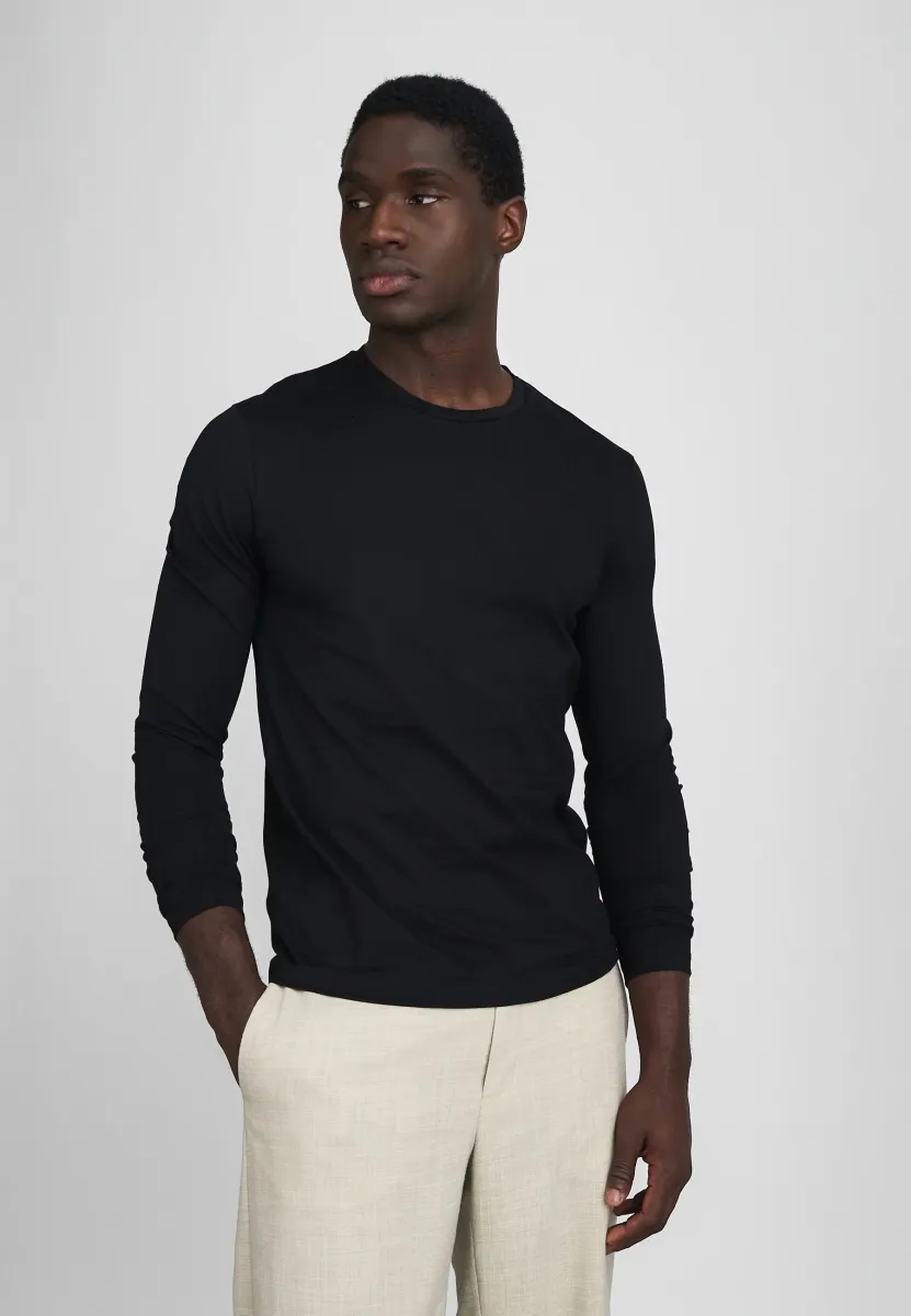 LONG SLEEVE - Langarmshirt - black