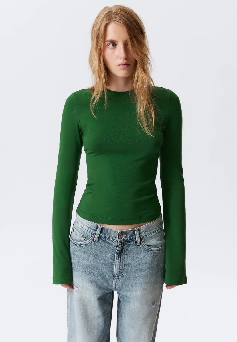 LONG SLEEVE - Langarmshirt - dark green