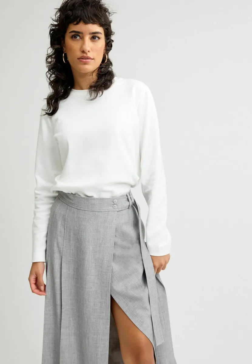 LONG SLEEVE - Langarmshirt - white