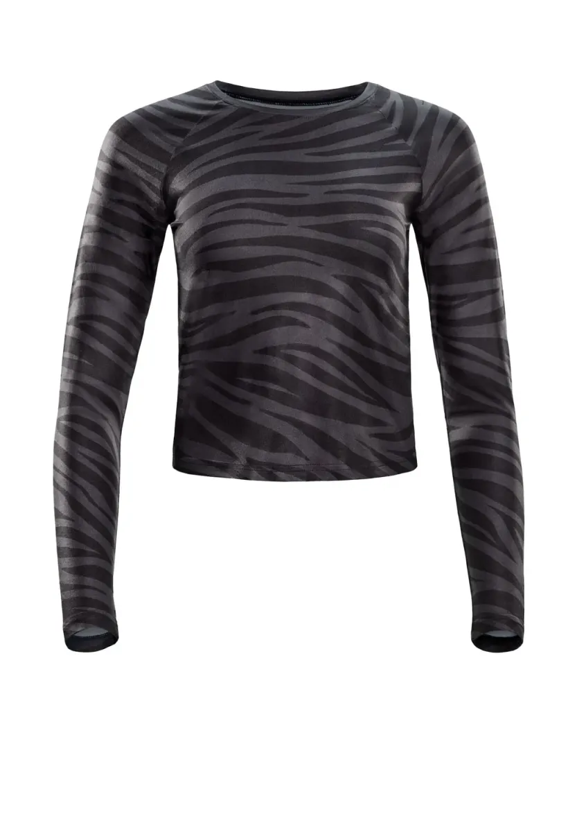LONG SLEEVE  - Langarmshirt - zebra grey