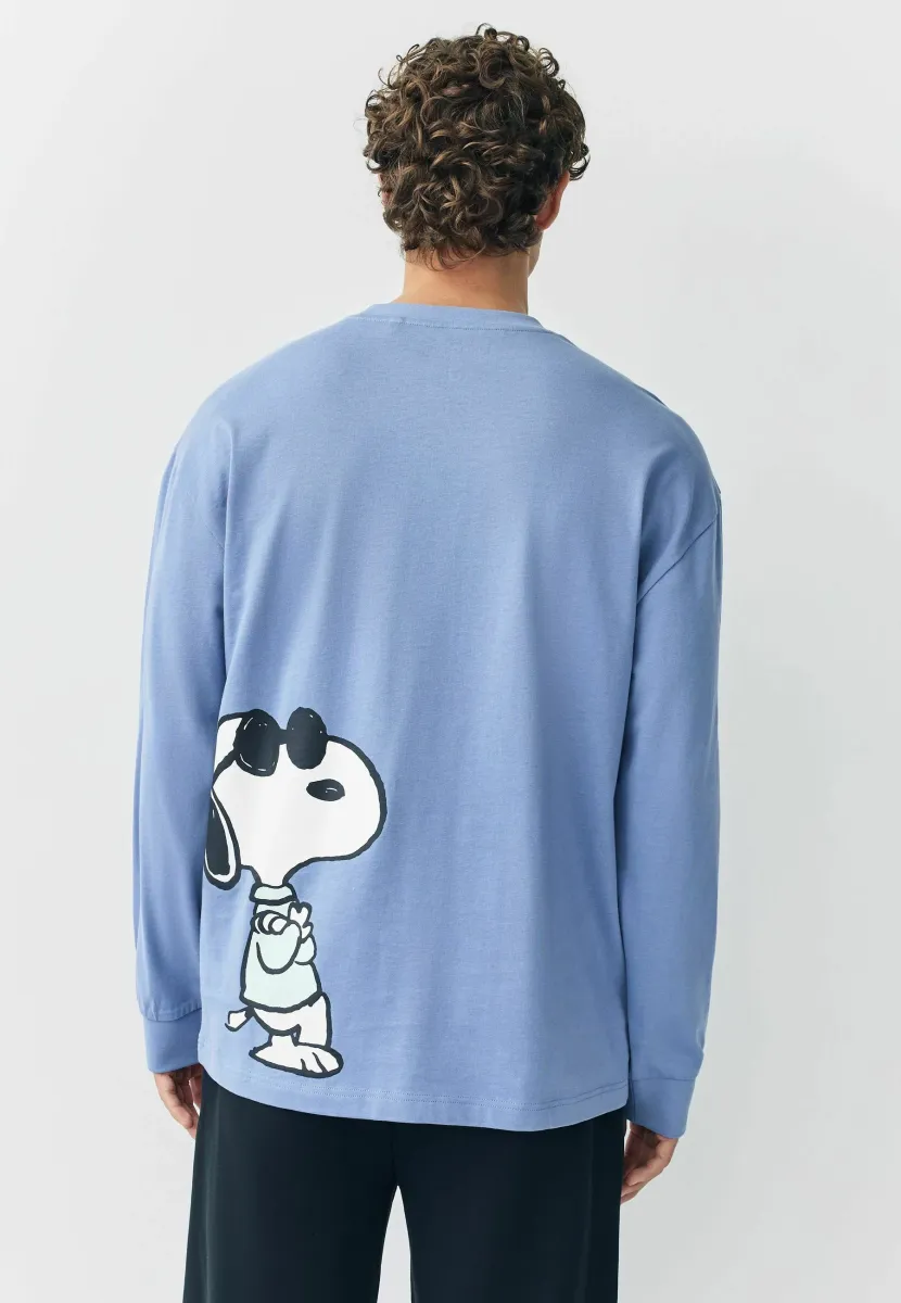 LONG SLEEVE LICENCE - Langarmshirt - blue snoopy