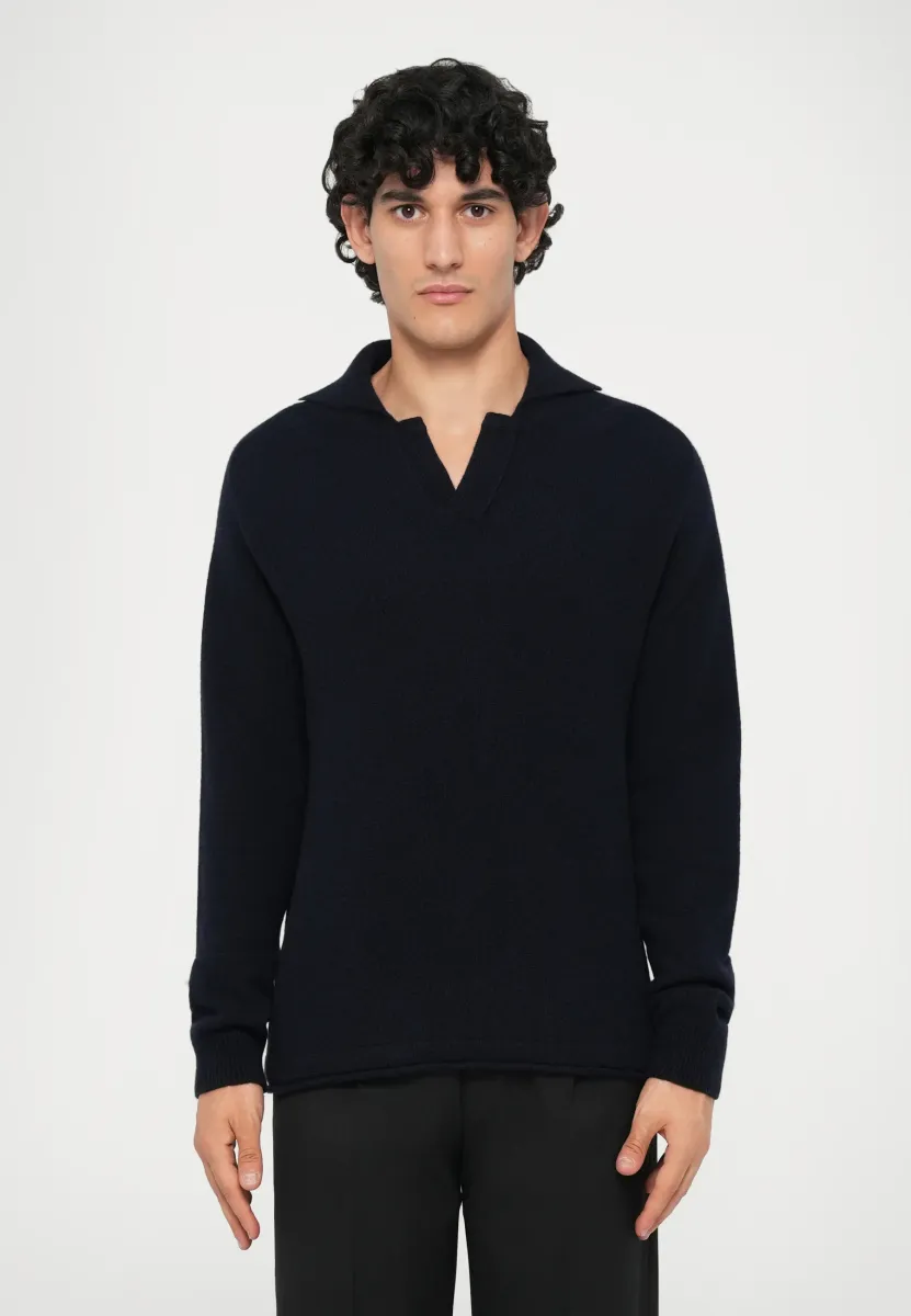 LONG SLEEVE MEN  - Strickpullover - blue navy