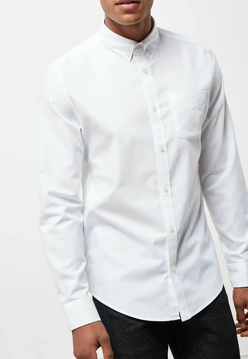 LONG SLEEVE OXFORD  REGULAR FIT - Hemd - white