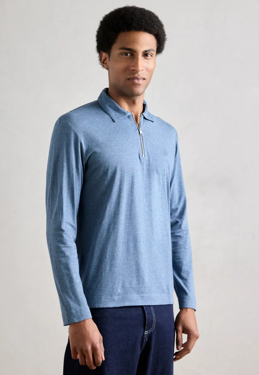 LONG SLEEVE - Poloshirt - storm