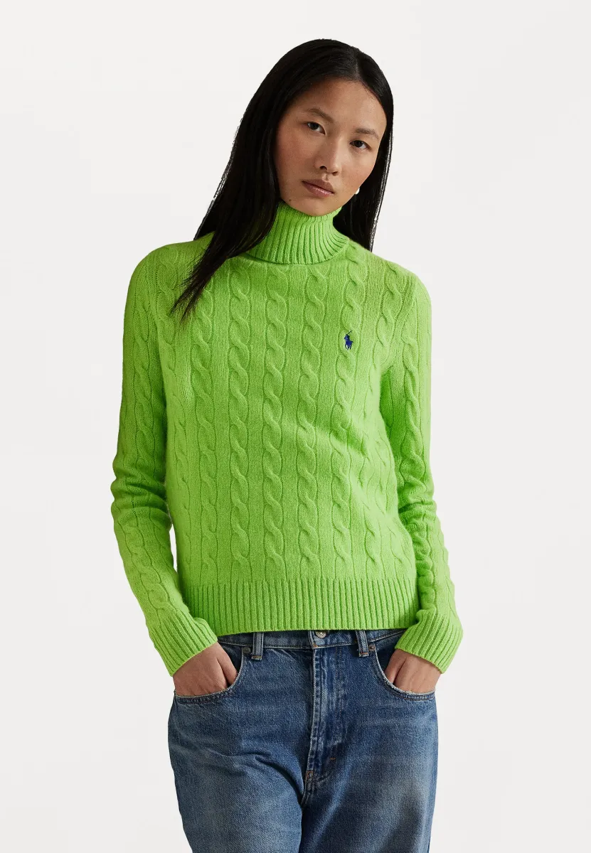 LONG SLEEVE PULLOVER - Strickpullover - apple green