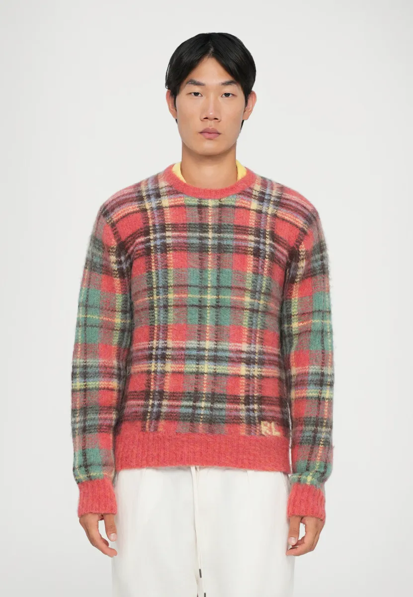 LONG SLEEVE PULLOVER - Strickpullover - red