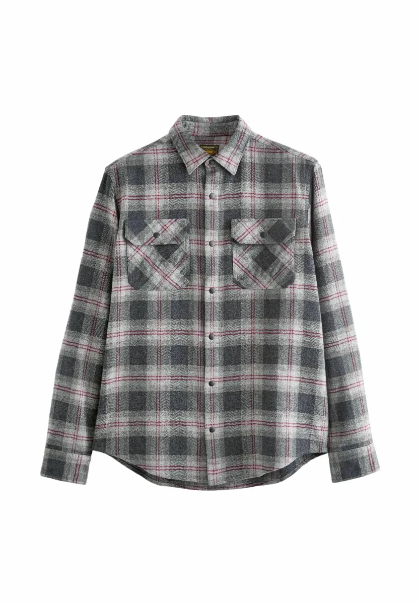 LONG SLEEVE REGULAR FIT - Hemd - grey