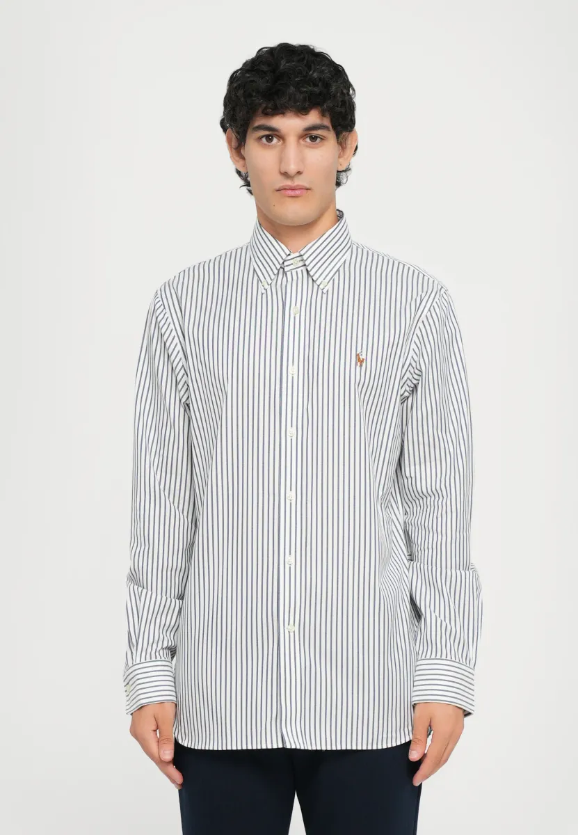 LONG SLEEVE SHIRT - Hemd - blue/white