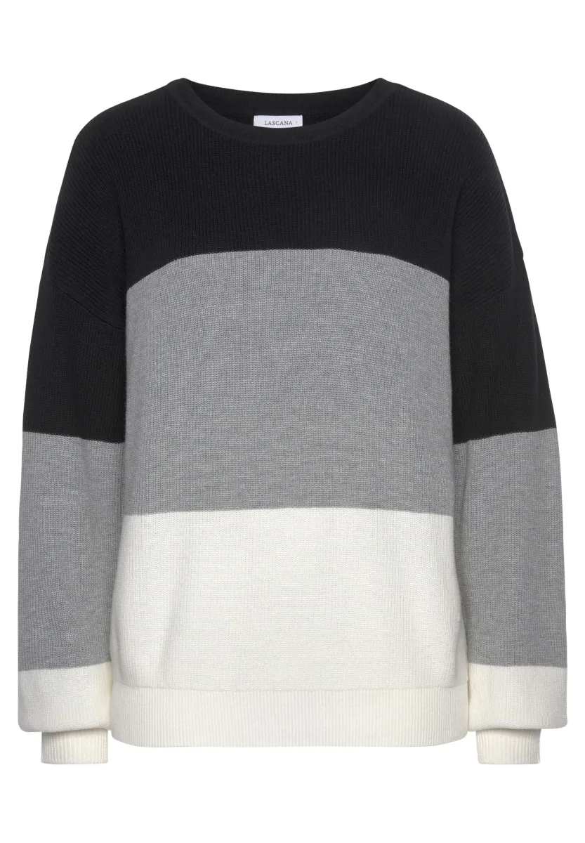 LONG SLEEVE - Strickpullover - black