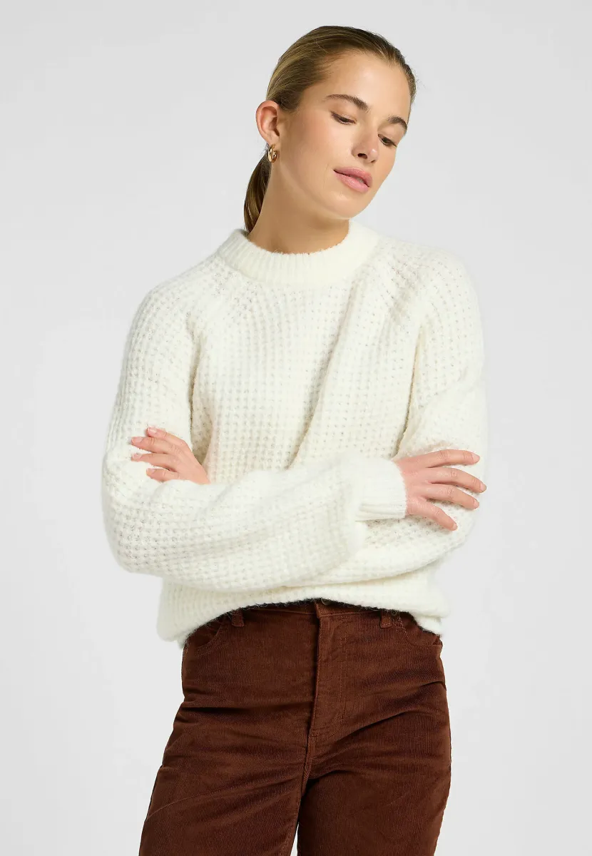 LONG SLEEVE - Strickpullover - ecru