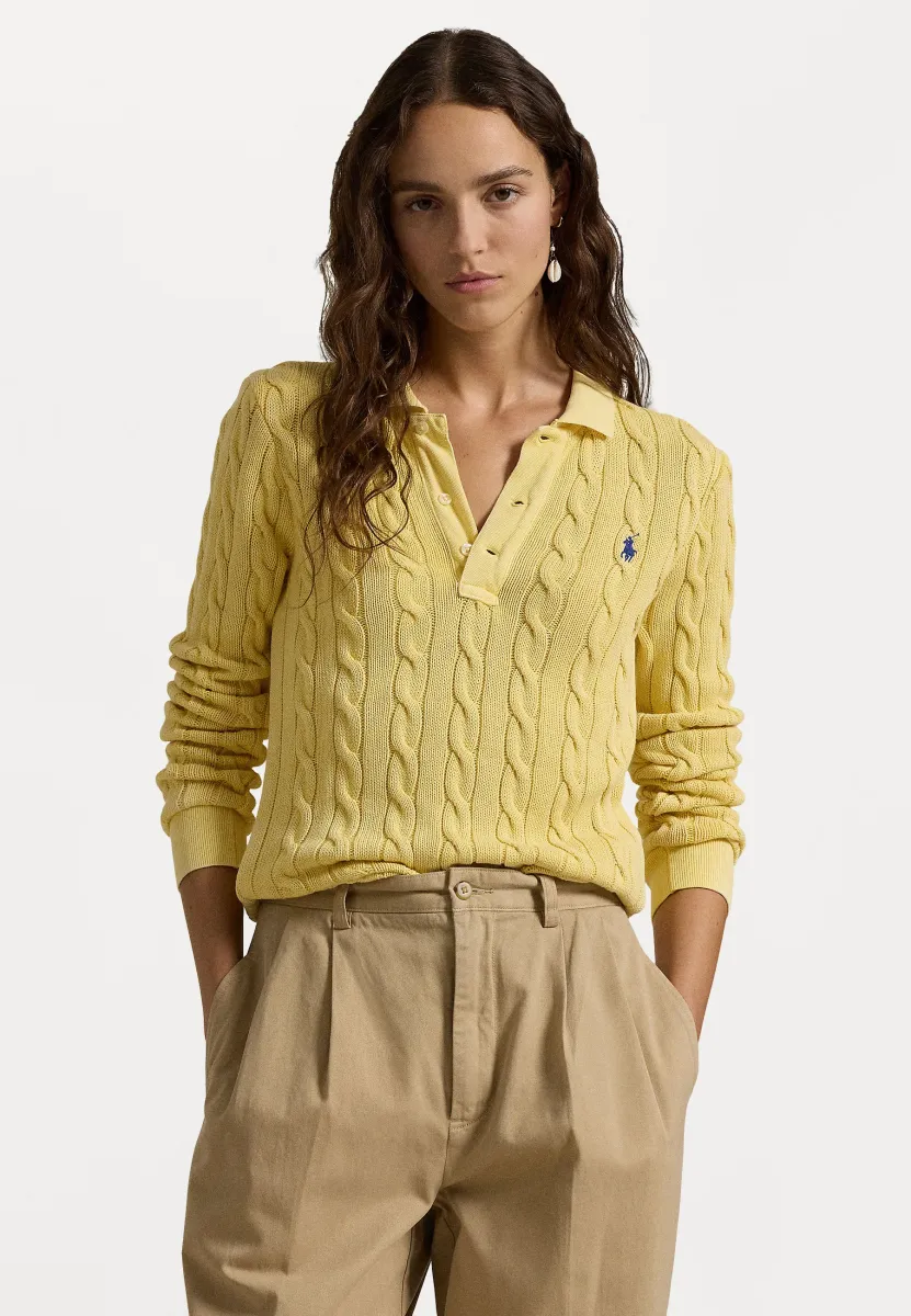 LONG SLEEVE - Strickpullover - fall yellow