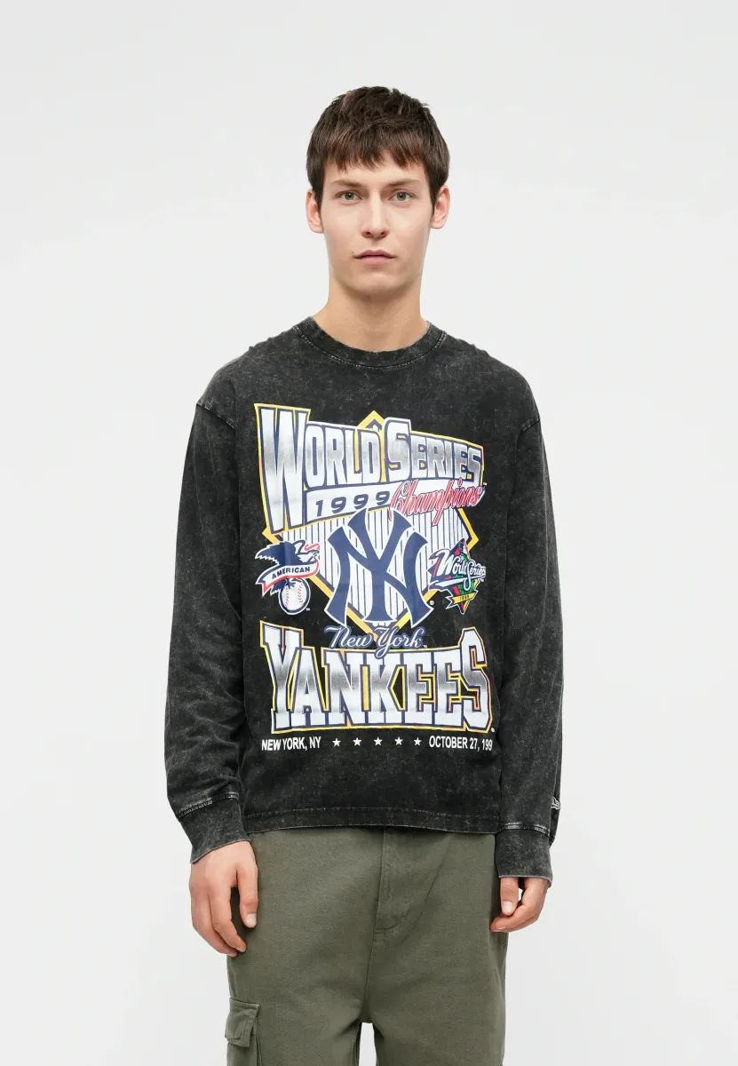 LONG SLEEVE TEE - Langarmshirt - black