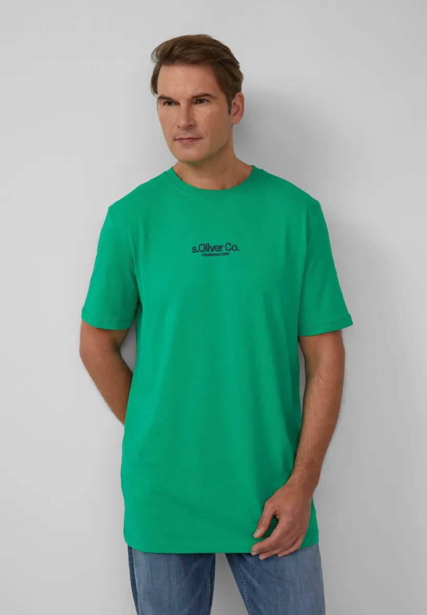 LONG  - T-Shirt print - grün