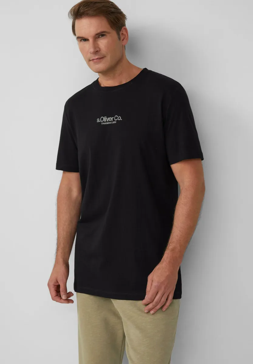 LONG  - T-Shirt print - schwarz