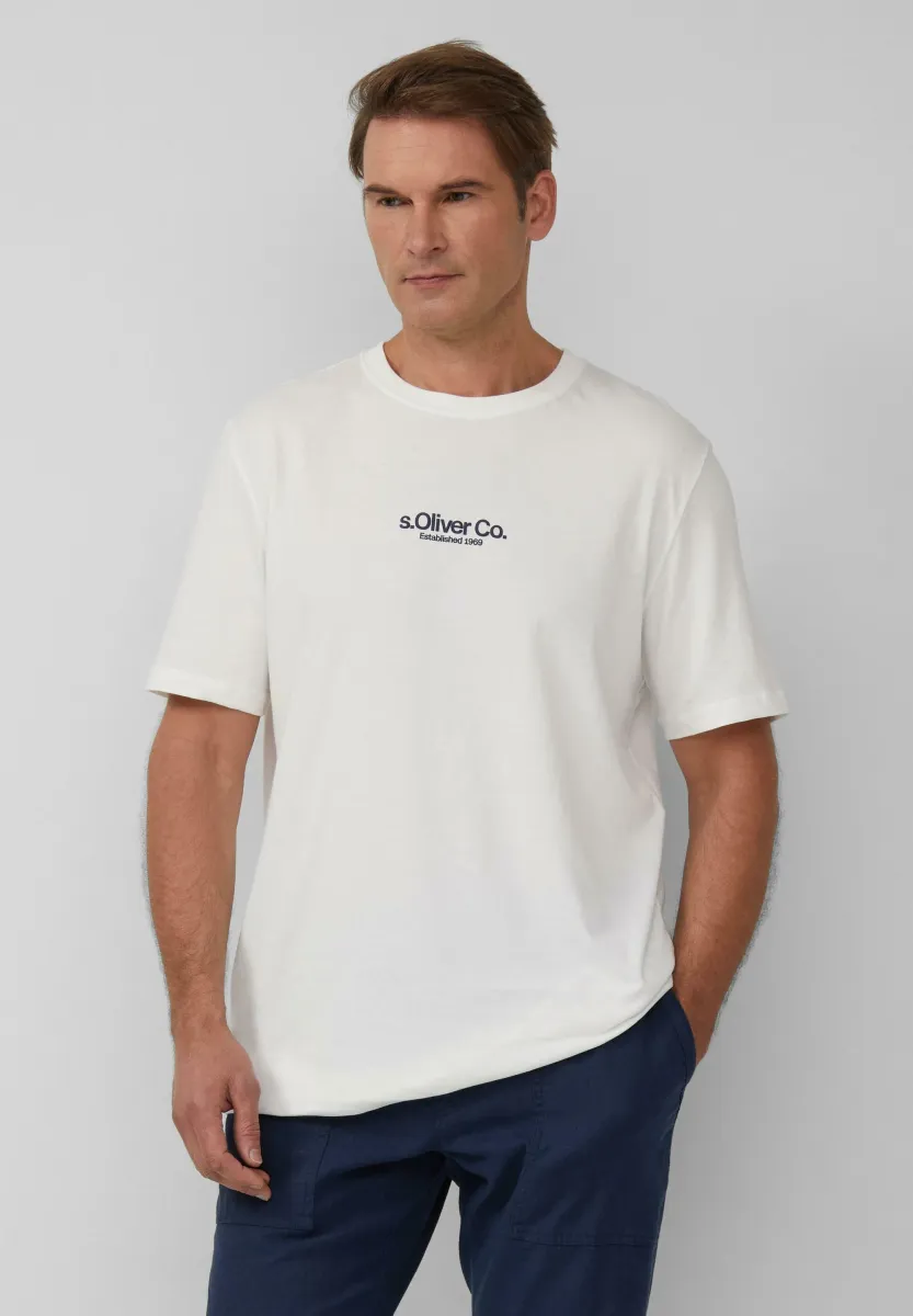 LONG  - T-Shirt print - weiß