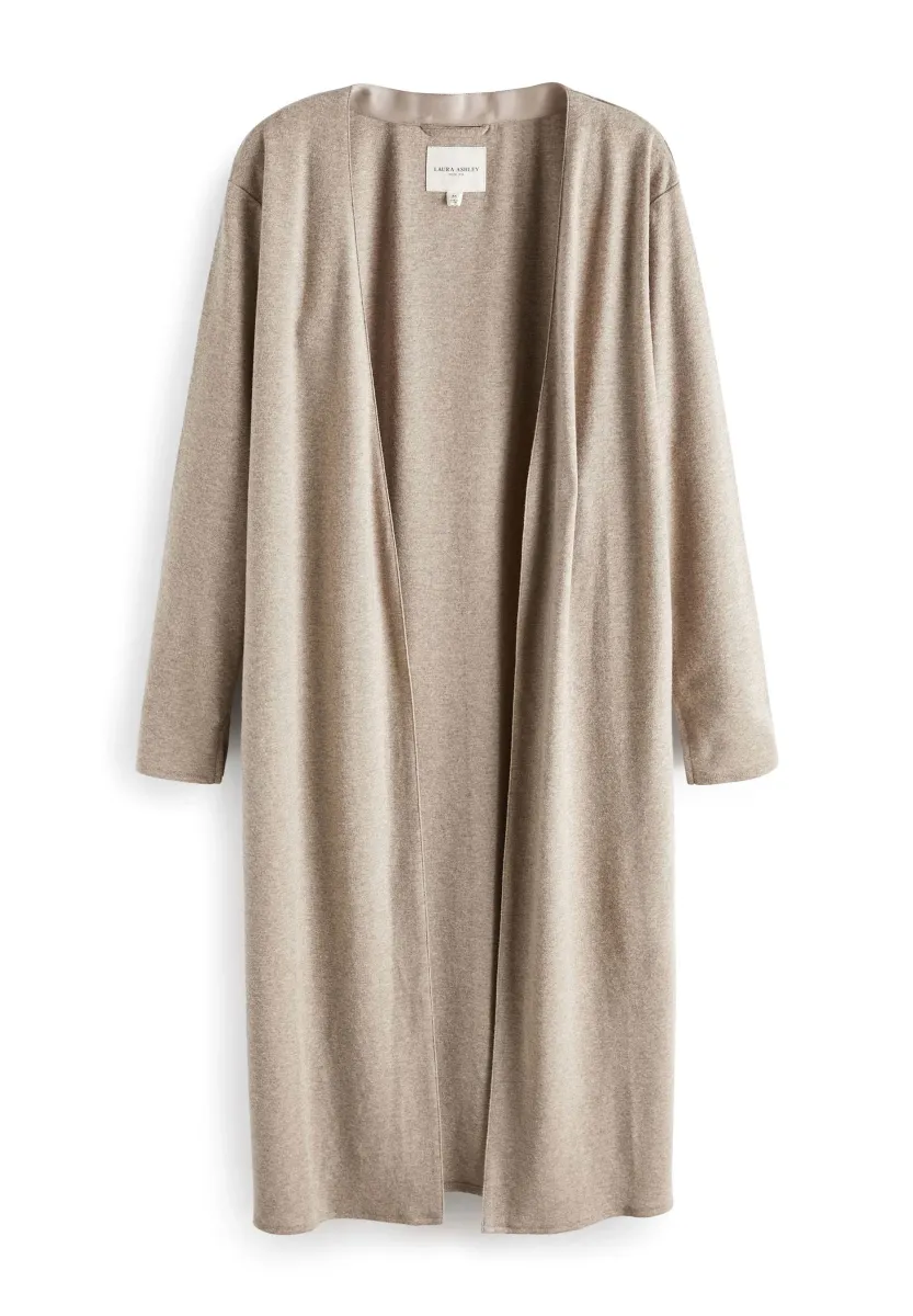 LONGLINE  - Strickjacke - light brown