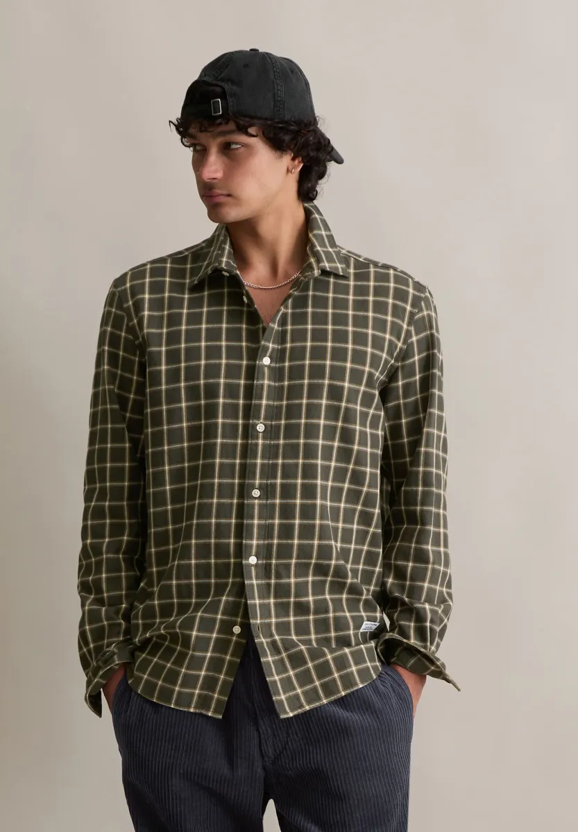 LONGSLEEVE - Hemd - dark green