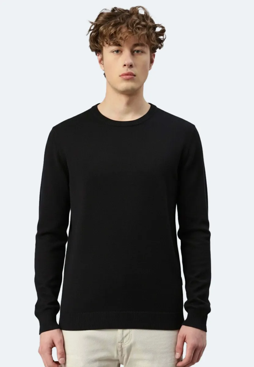 LONGSLEEVE MANUEL - Strickpullover - noir