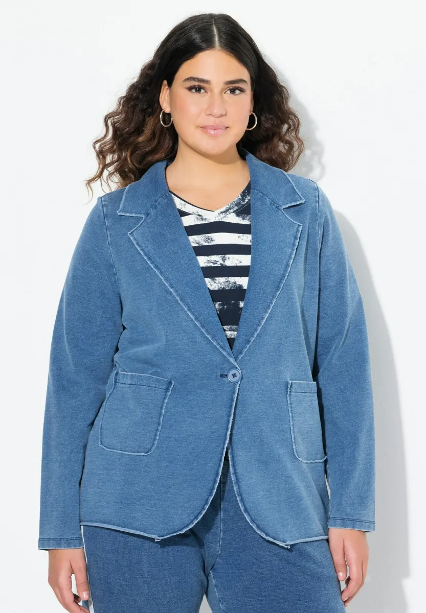 LOOK - Blazer - blue denim