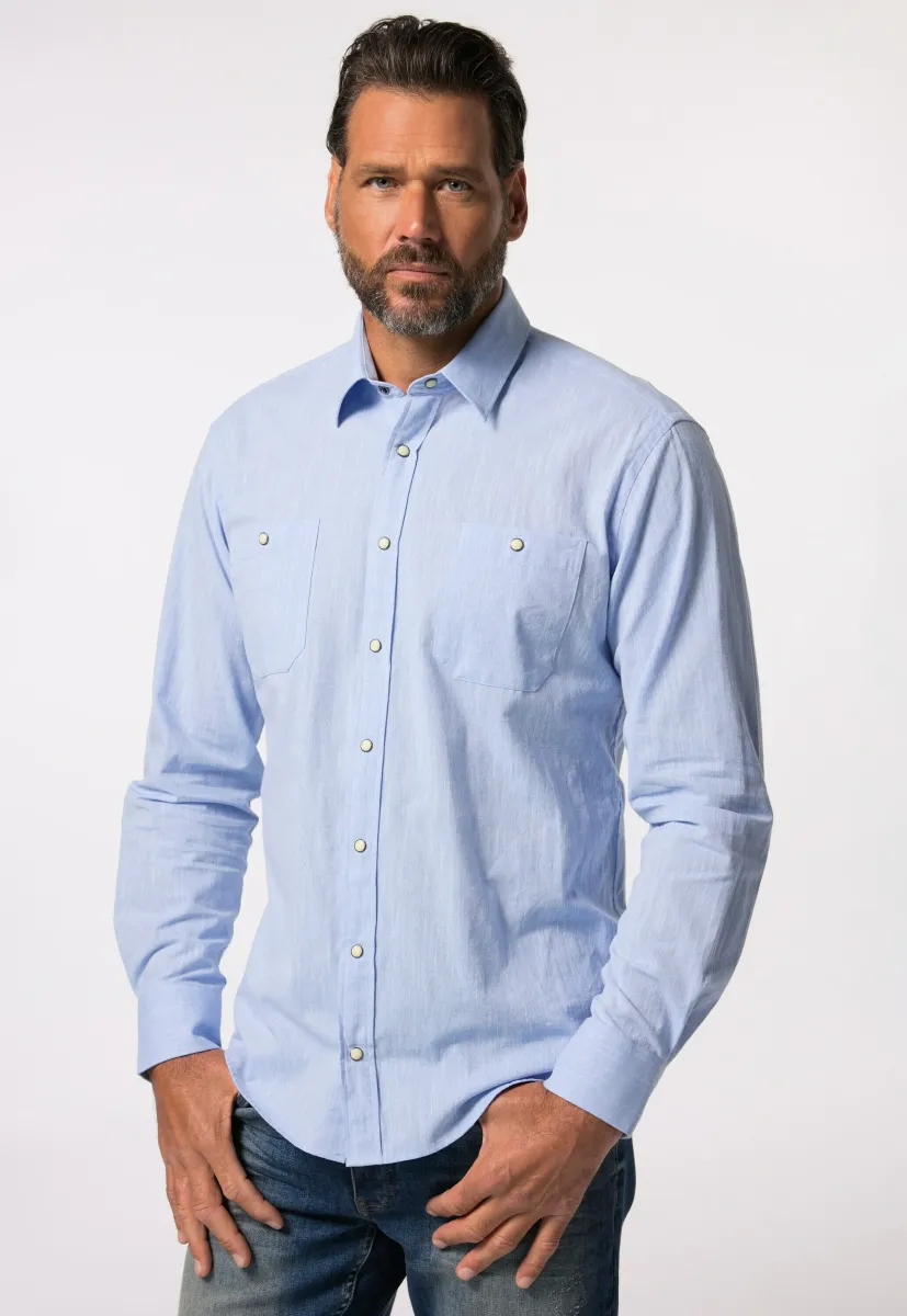 LOOK LONG SLEEVE KENT COLLAR MODERN FIT UP TO - Hemd - light blue