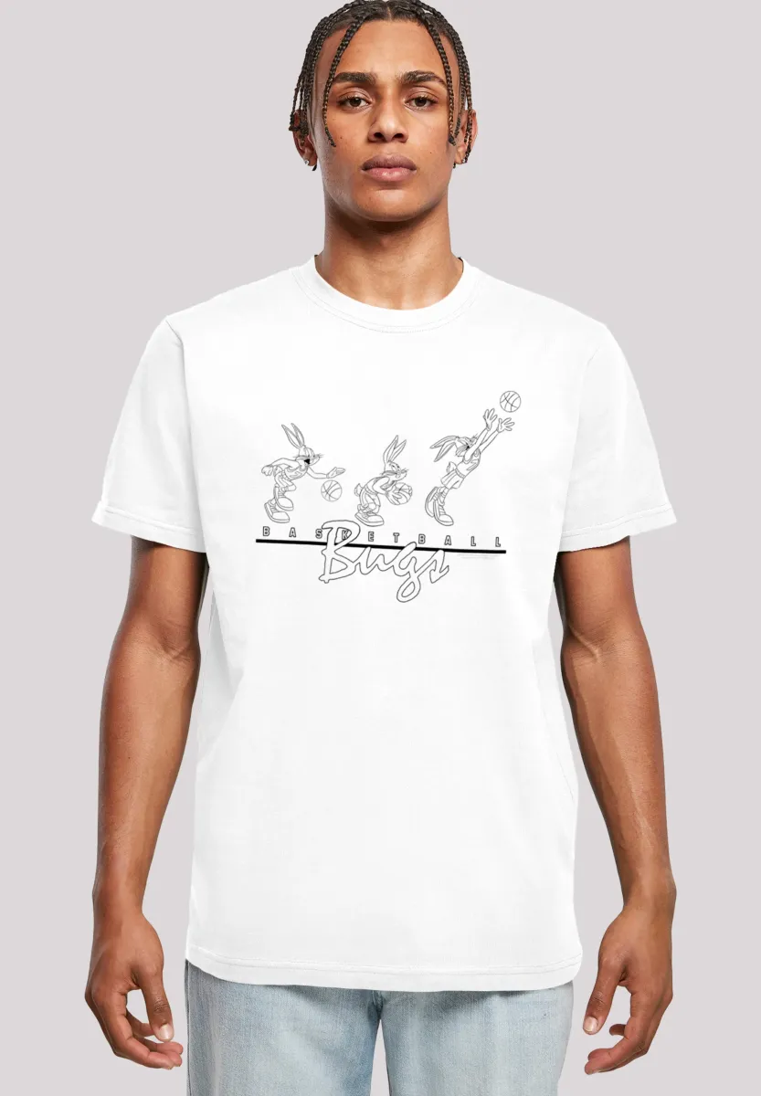 LOONEY TUNES BASKETBALL BUGS - T-Shirt print - white