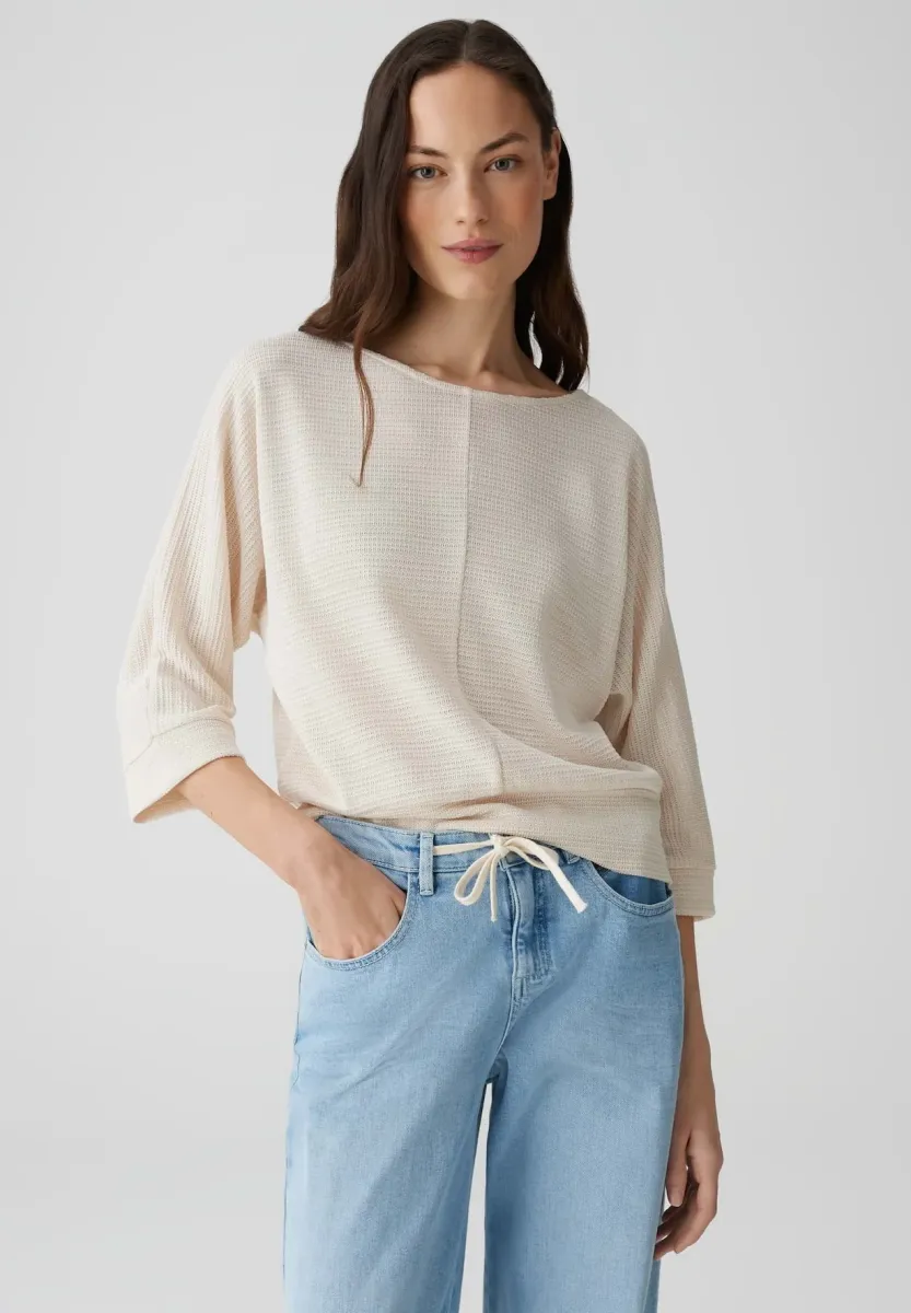 LOOSE FIT BATWING - Strickpullover - natural glaze