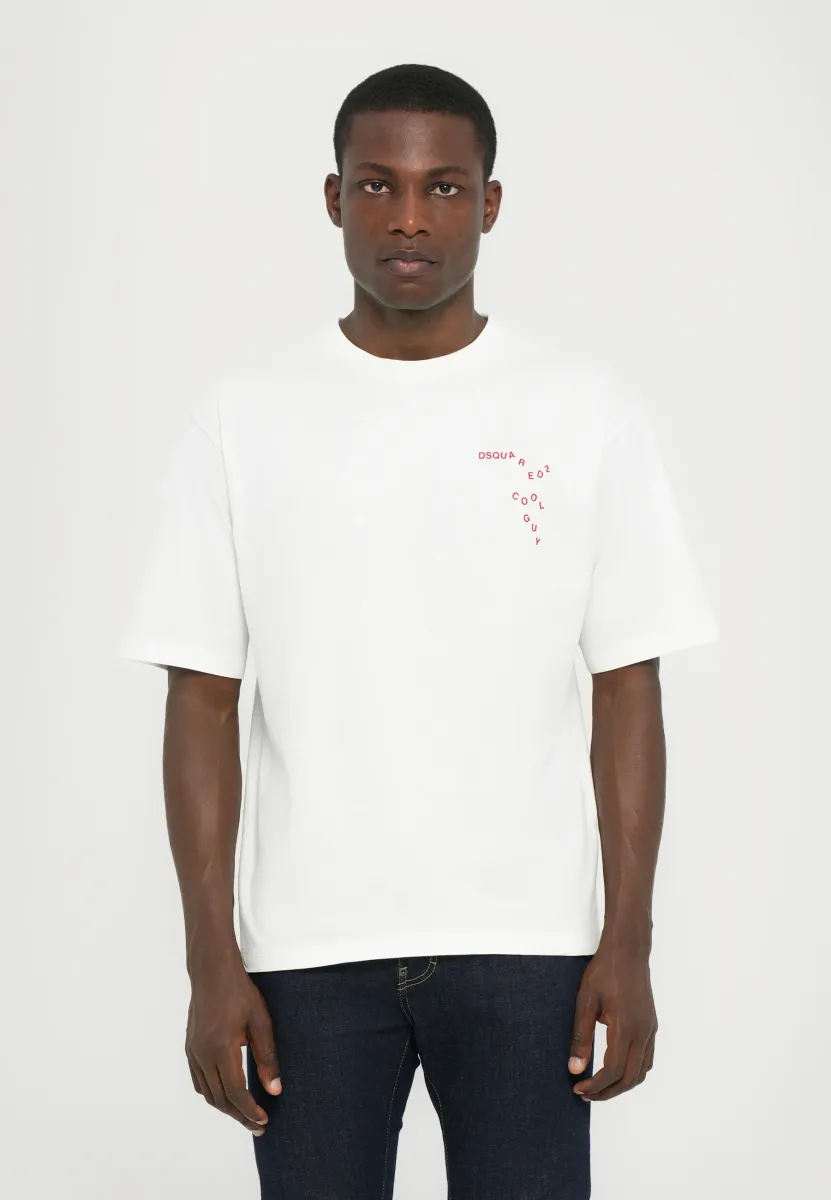 LOOSE FIT TEE - T-Shirt print - white