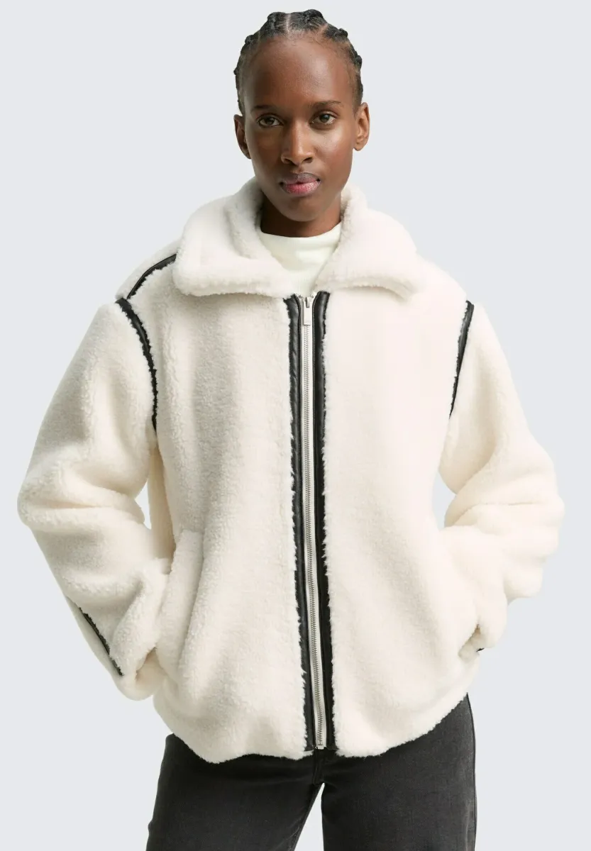 LOOSE FIT - Winterjacke - light cream beige