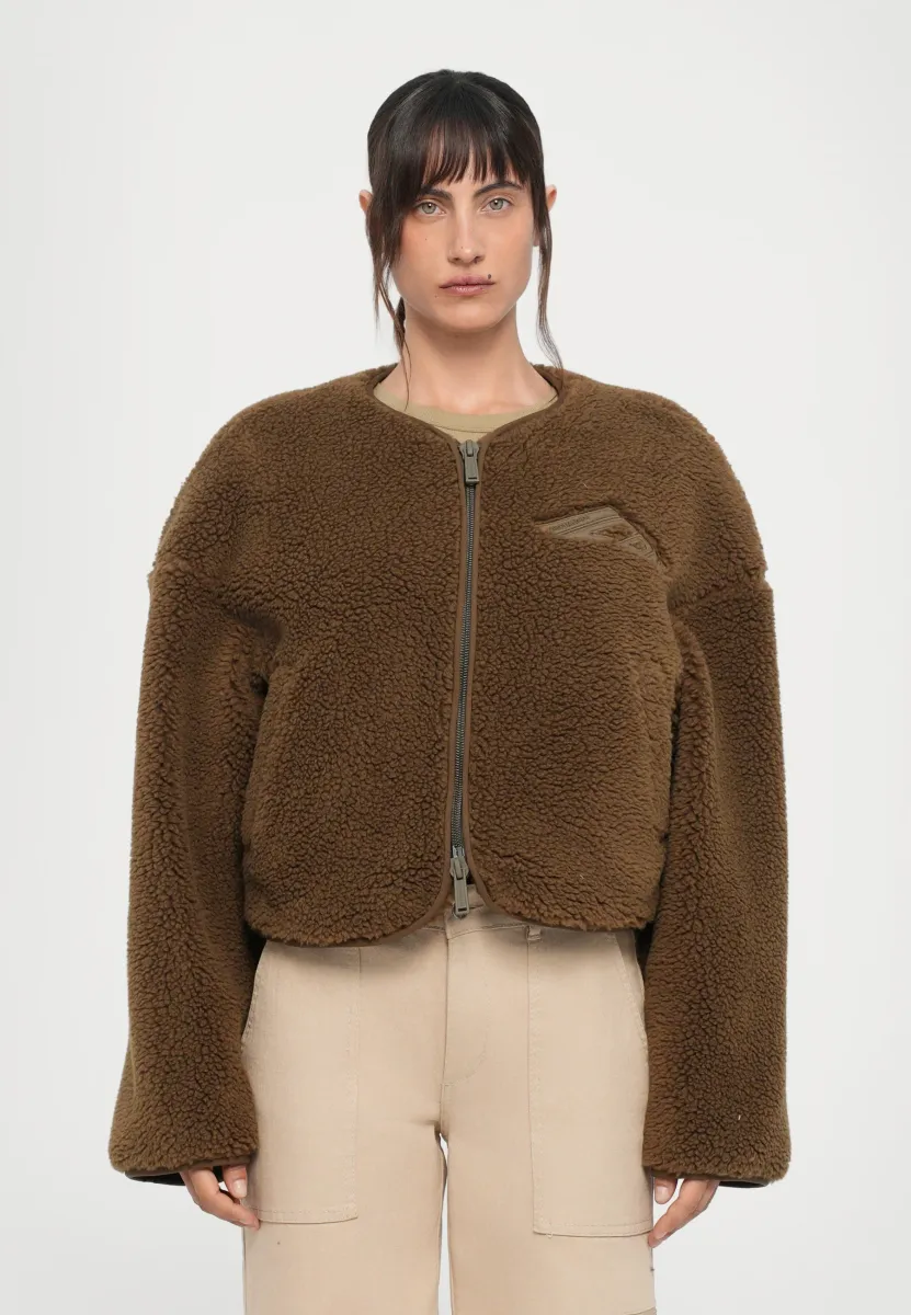 LOOSE KABAN - Fleecejacke - mud