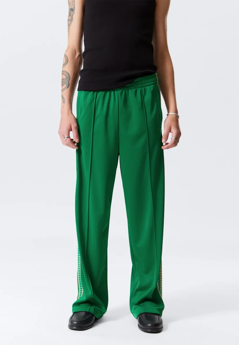 LOOSE STRAIGHT TRACKPANTS - Jogginghose - dark green