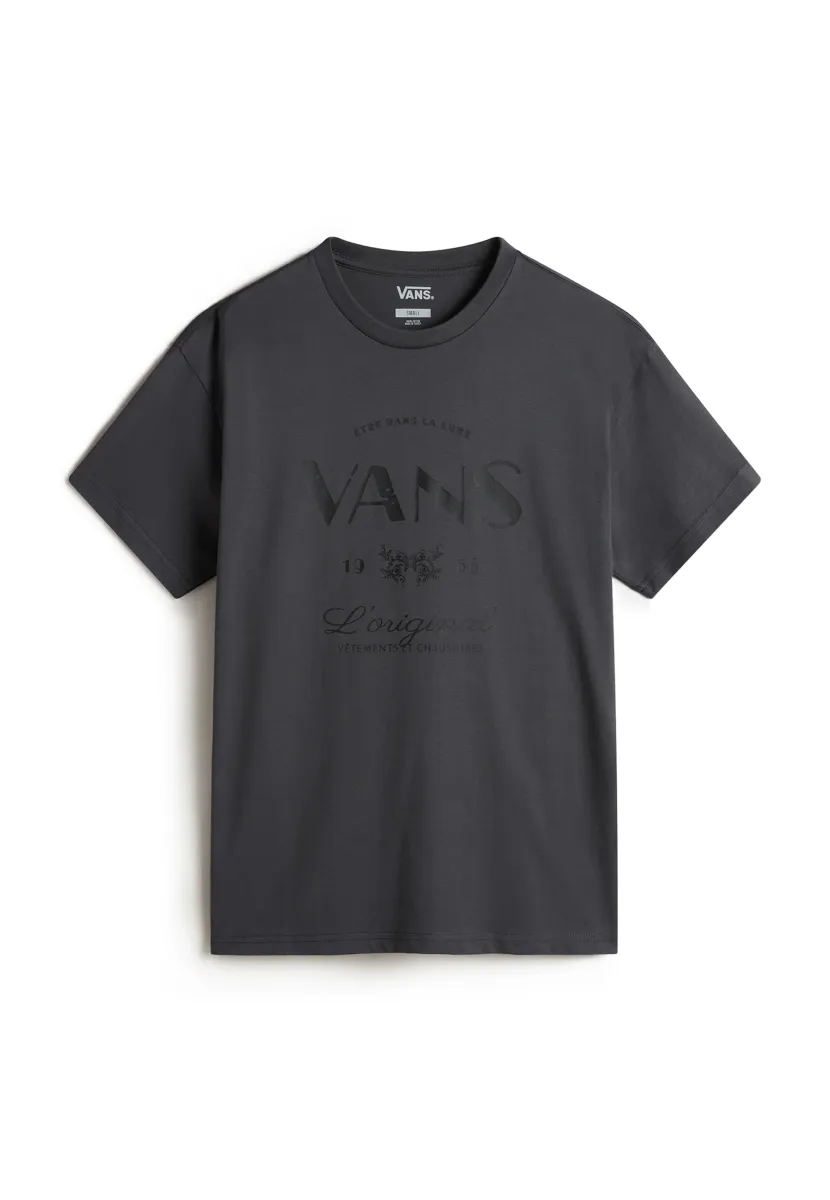 LOST THOUGHTS OVERSIZED - T-Shirt print - asphalt