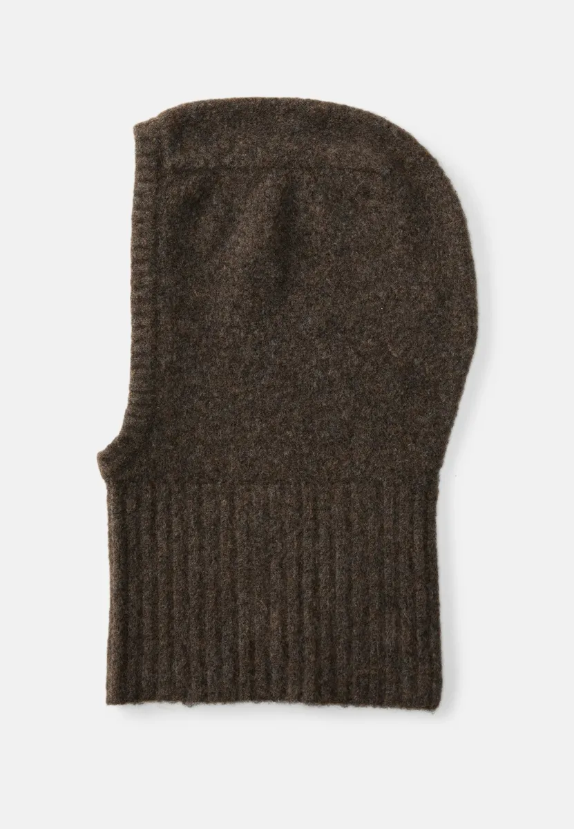 LOTTIE HOOD - Mütze - dark brown melange