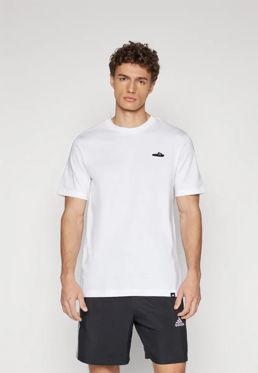 LOUNGE SLIDE GRAPHIC - T-Shirt basic - white