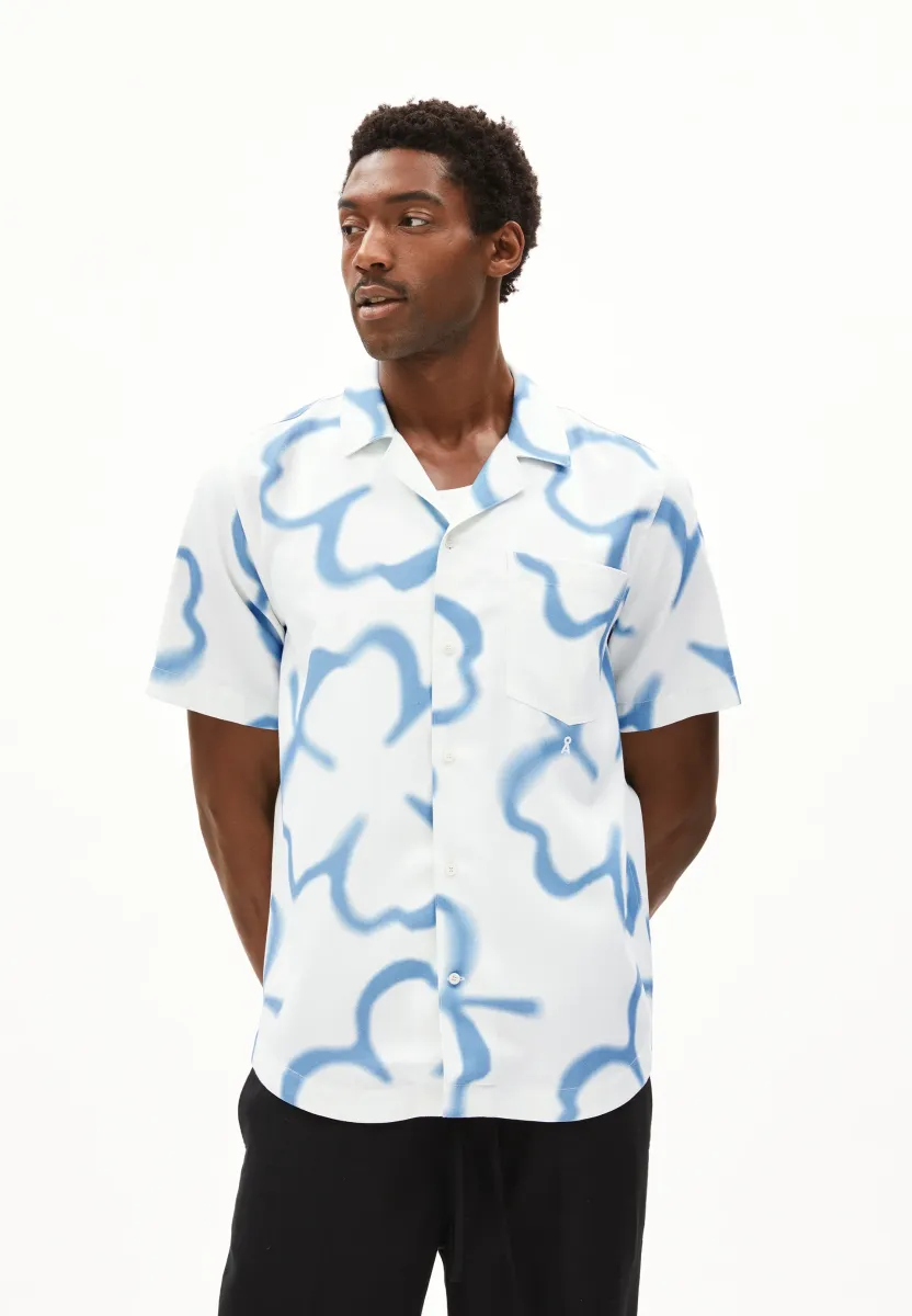 LOVAAR CLOVER - Hemd - undyed pigment blue