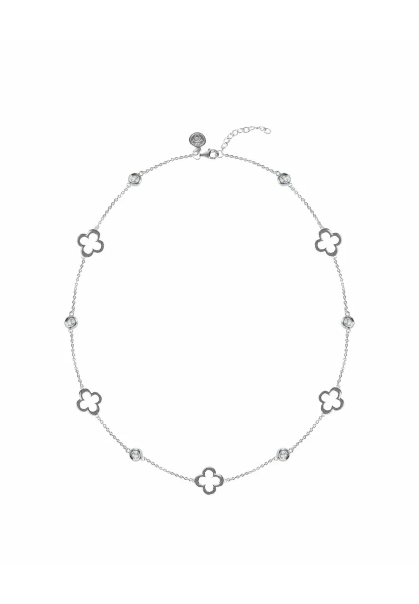 LOVE - Halskette - silberfarben