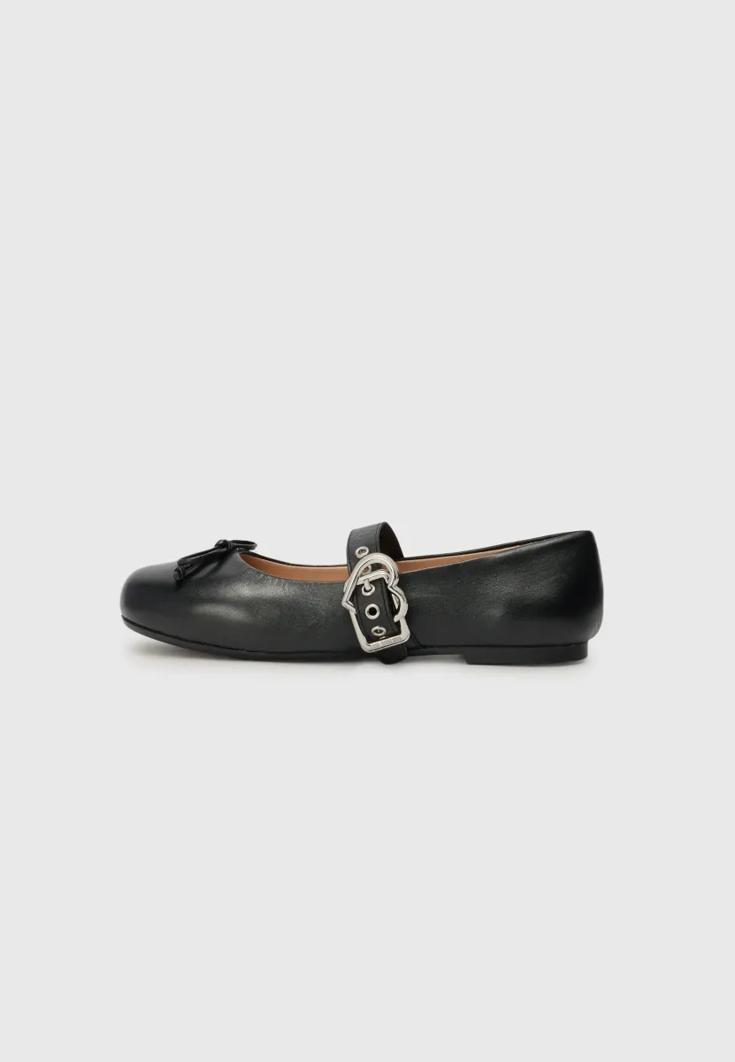 LOVE - Klassischer Ballerina - black