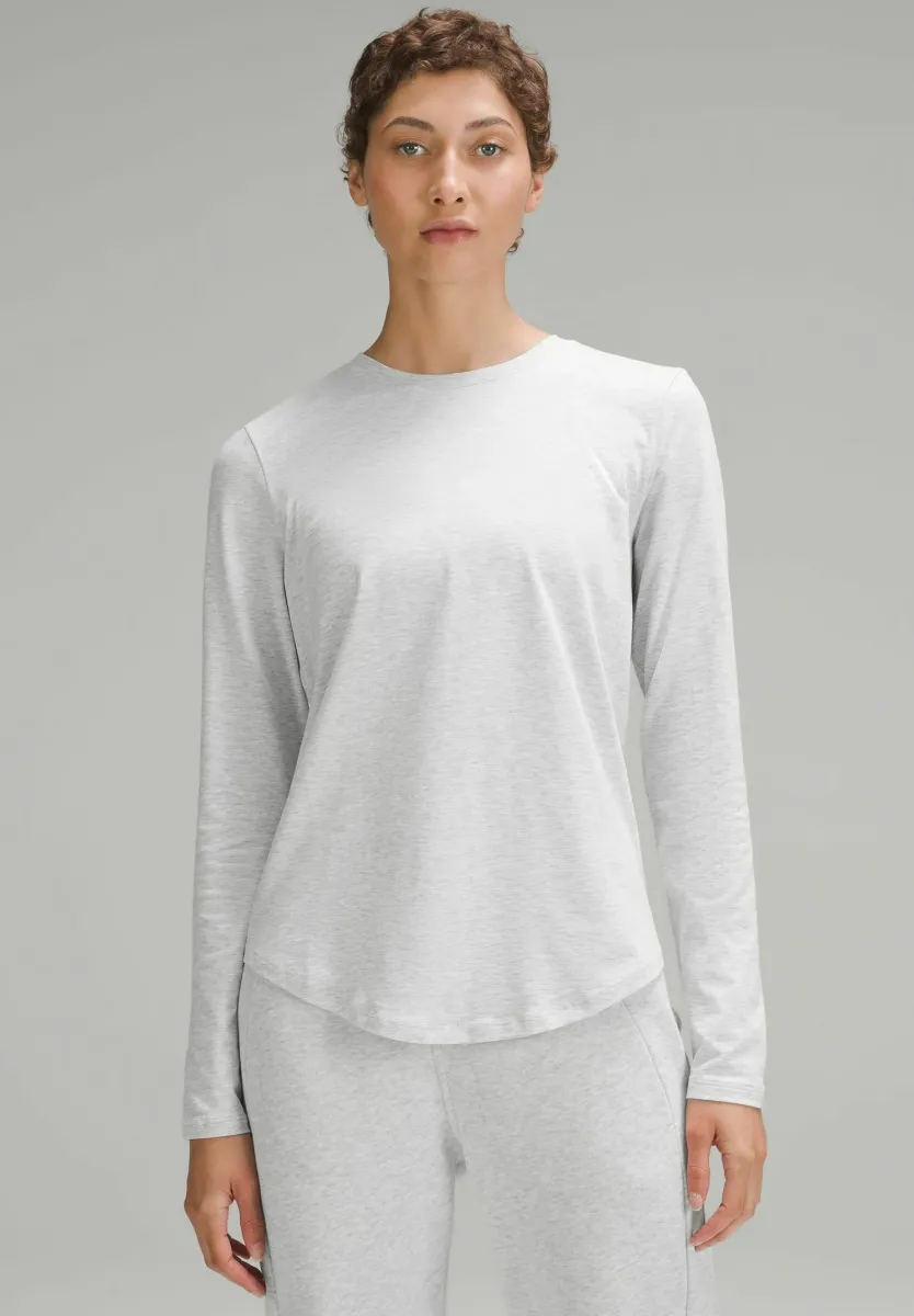 LOVE - Langarmshirt - heathered core ultra light grey