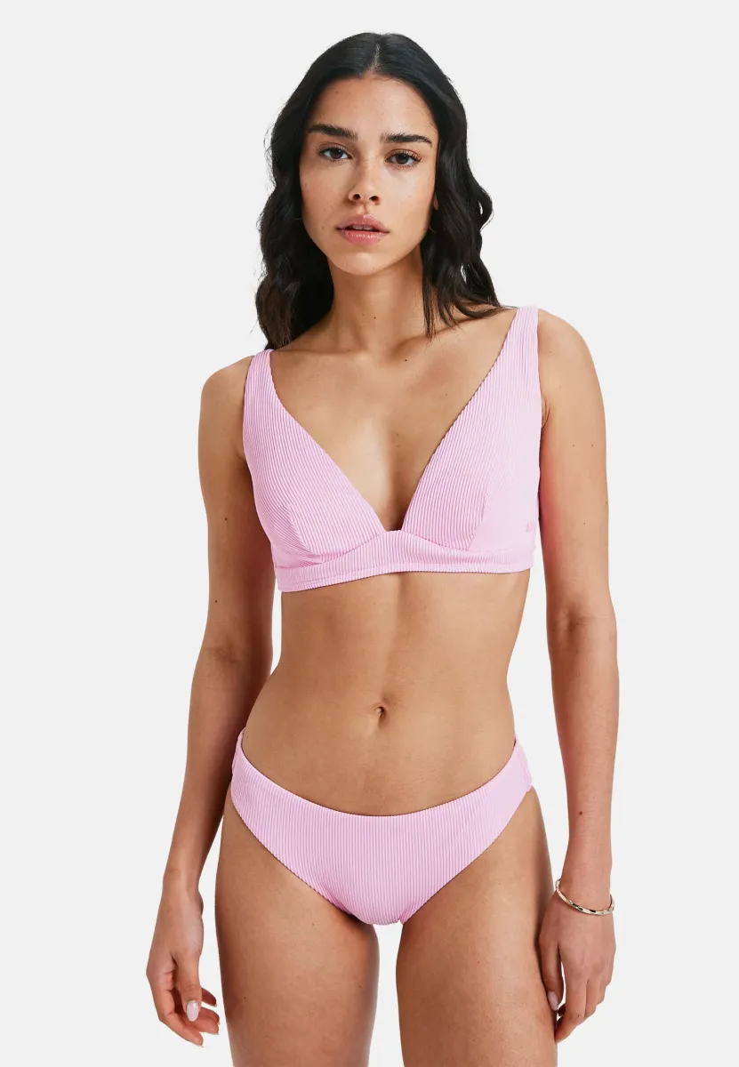 LOVE THE ROLLER - Bikini-Top - pink