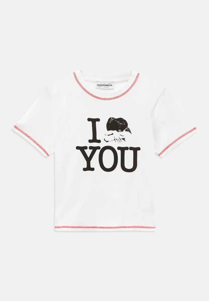 LOVE YOU TENDER UNISEX - T-Shirt print - off white