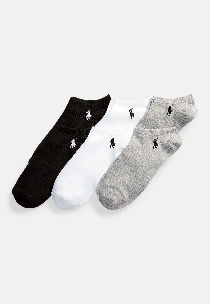 LOW PROFILE SOCK 6 PACK - Socken - white/black/grey