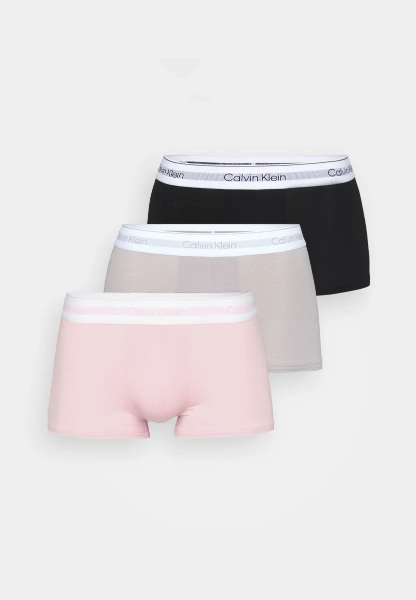 LOW RISE TRUNK 3 PACK - Boxer Briefs - black/buff pink/ash