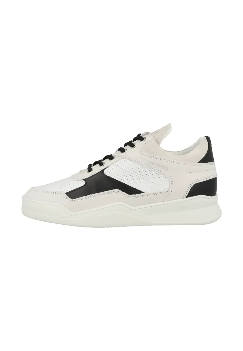 LOW TOP GHOST PANELED - Sneaker low - white/black